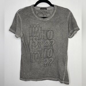 JOHN Barritt laundry collection wool & co. Burnout t-shirt